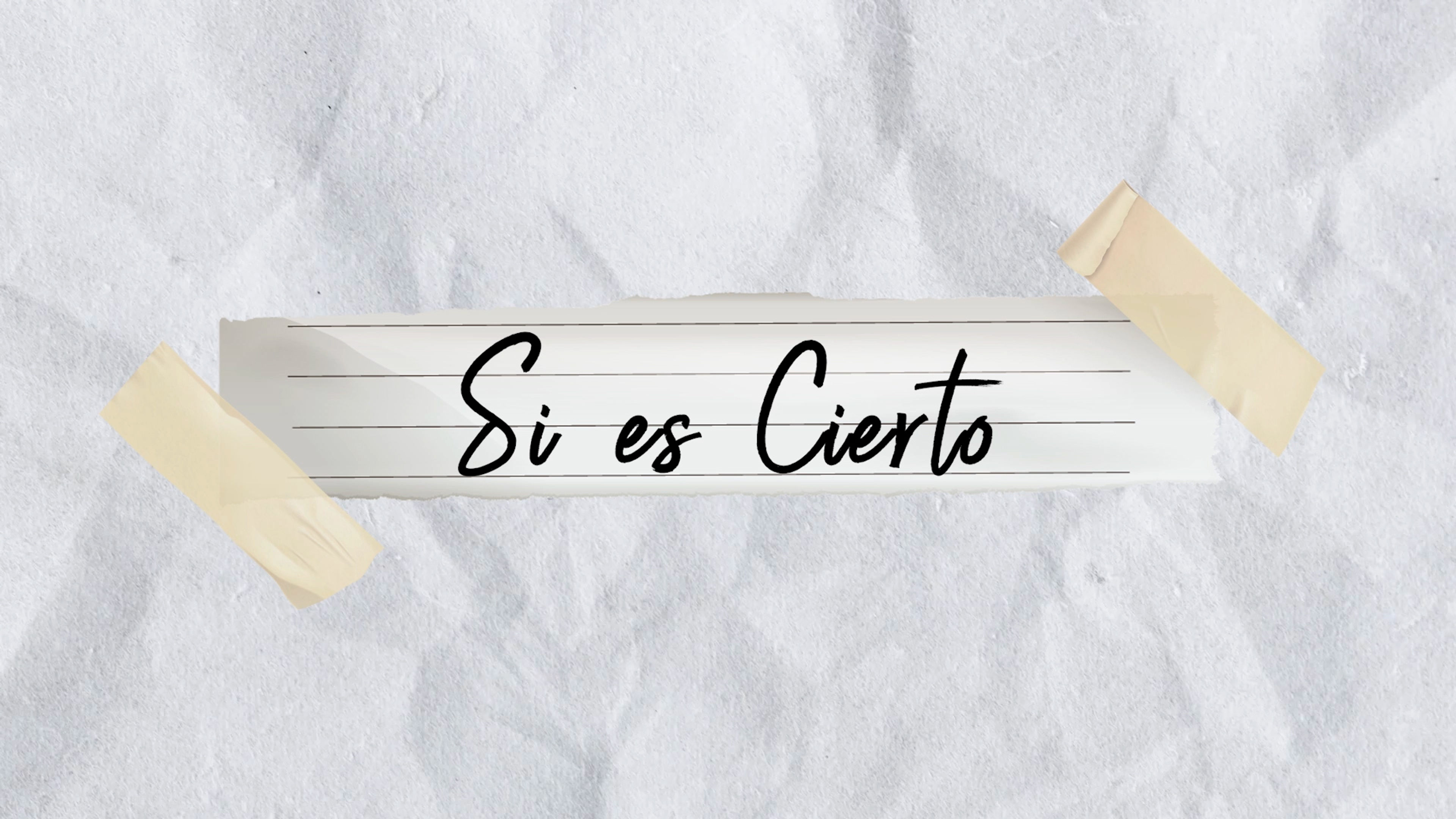 Si es Cierto - Video Lyric